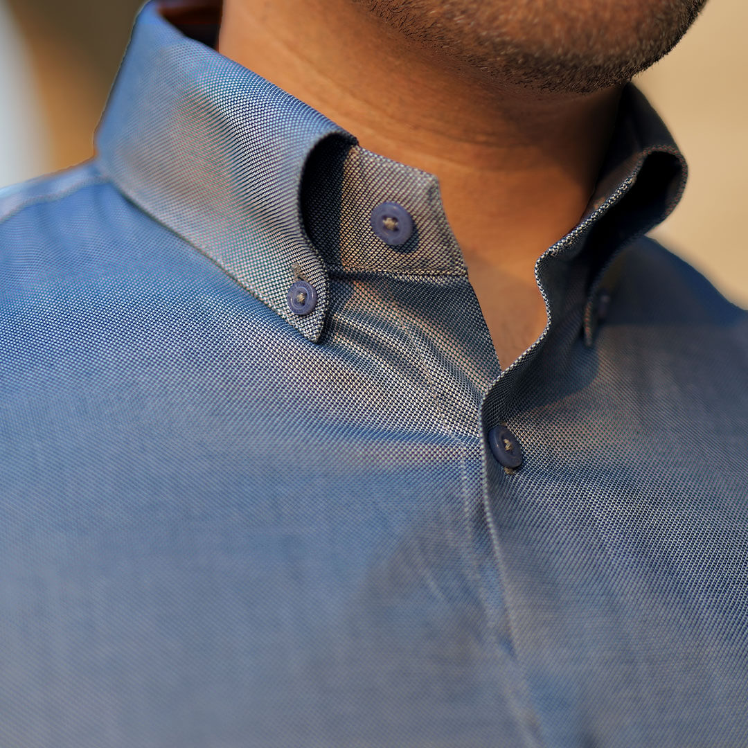 Royal Oxford Dobby Shirt in Midnight Blue Royal Oxford Dobby Shirt in Midnight Blue
