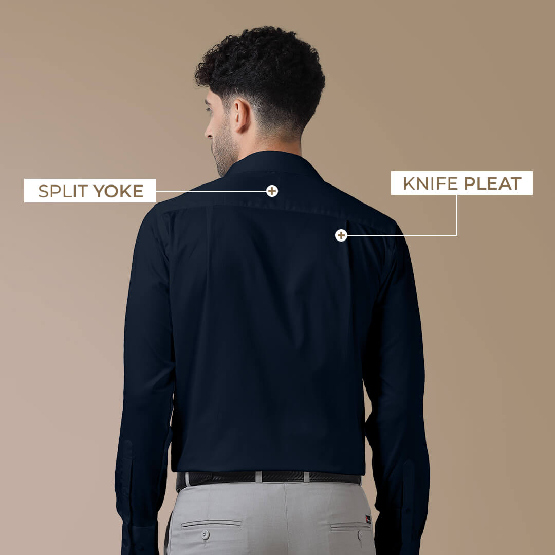 Cambridge Giza Cotton Shirt In Saphire Cambridge Giza Cotton Shirt In Saphire