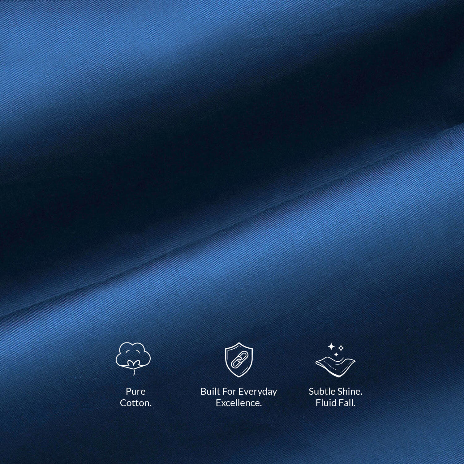 French Cuff Giza Cotton Shirt In Slate Blue French Cuff Giza Cotton Shirt In Slate Blue