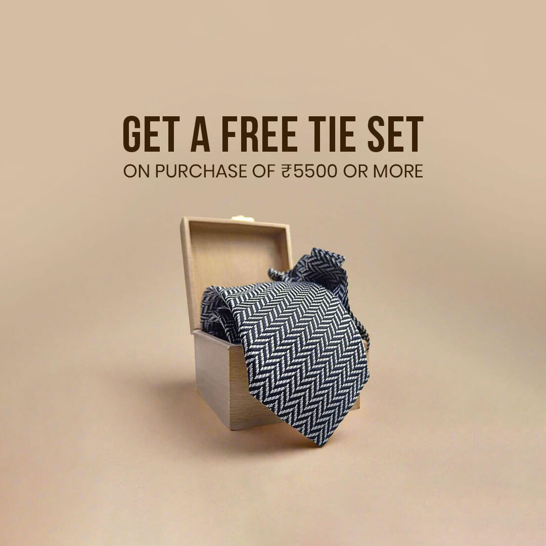 Chevron Handmade Tie & Pocket Square in Black & Grey Chevron Handmade Tie & Pocket Square in Black & Grey