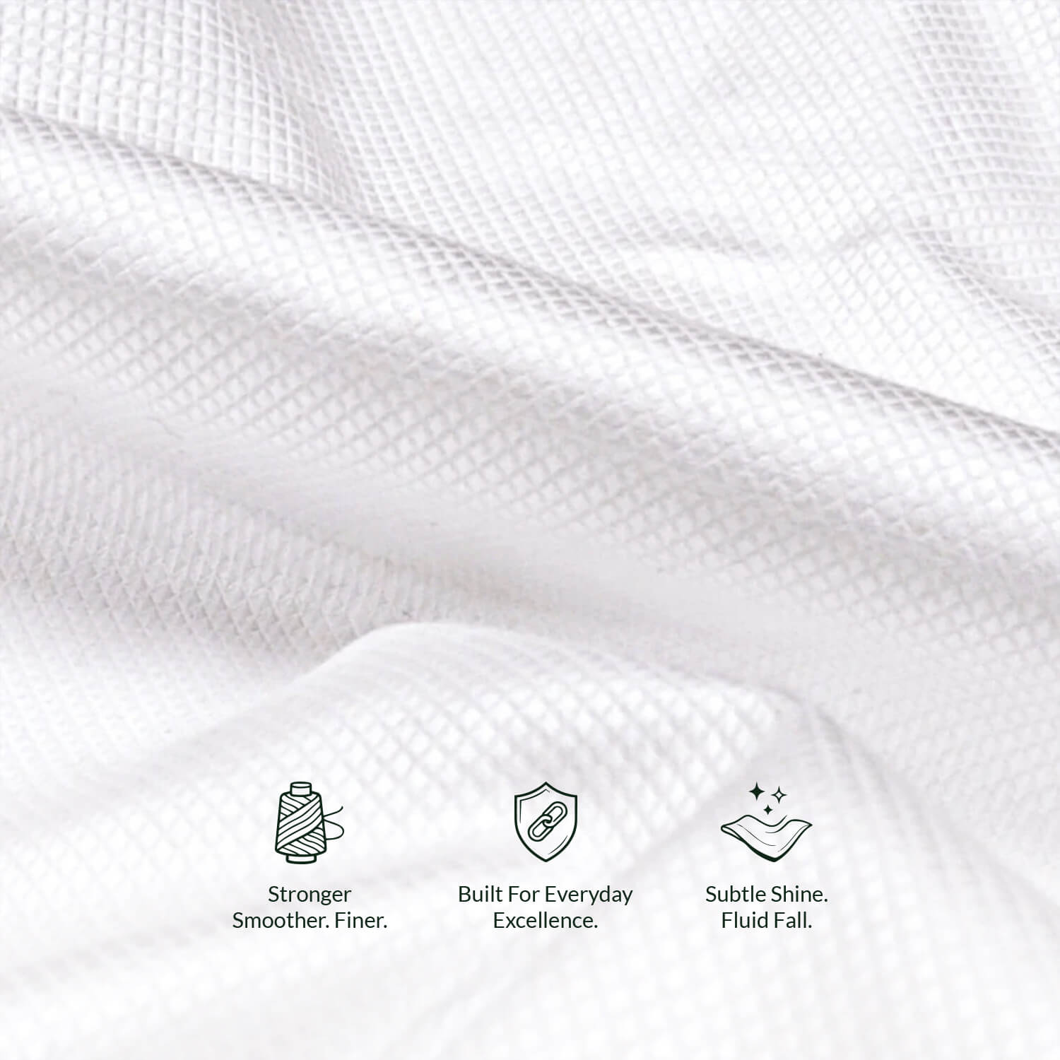 Diamond Dobby 2 Ply Cotton Shirt in Cloud White Diamond Dobby 2 Ply Cotton Shirt in Cloud White