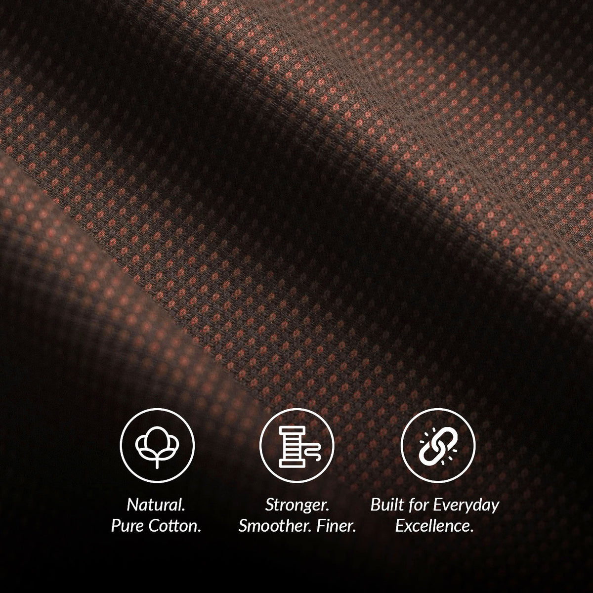Wine Dobby Check Formal Shirt
