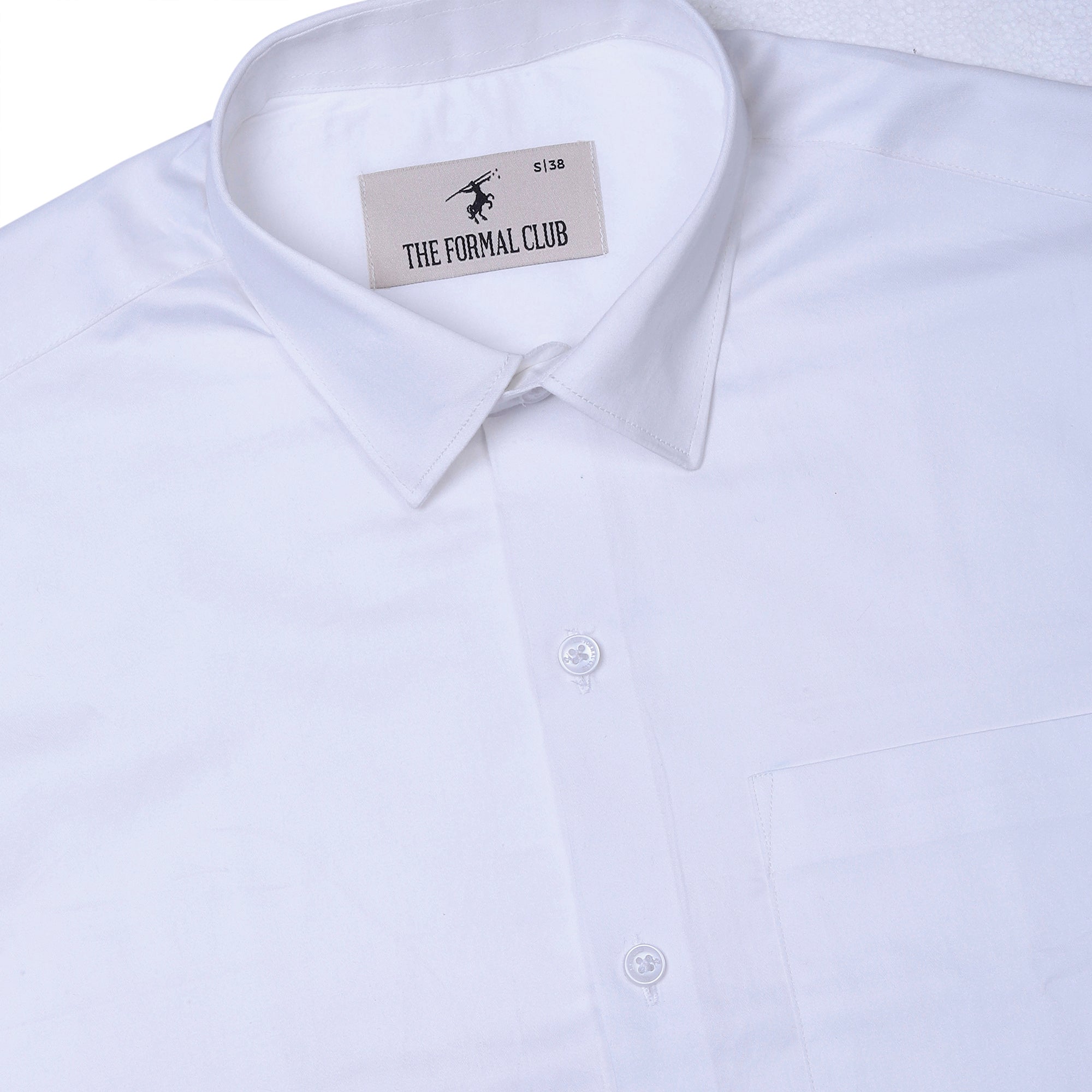 Swiss Finish Giza Cotton Shirt In White - The Formal Club
