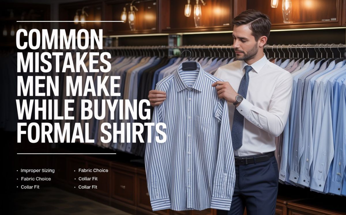 common mistakes buying formal shirts