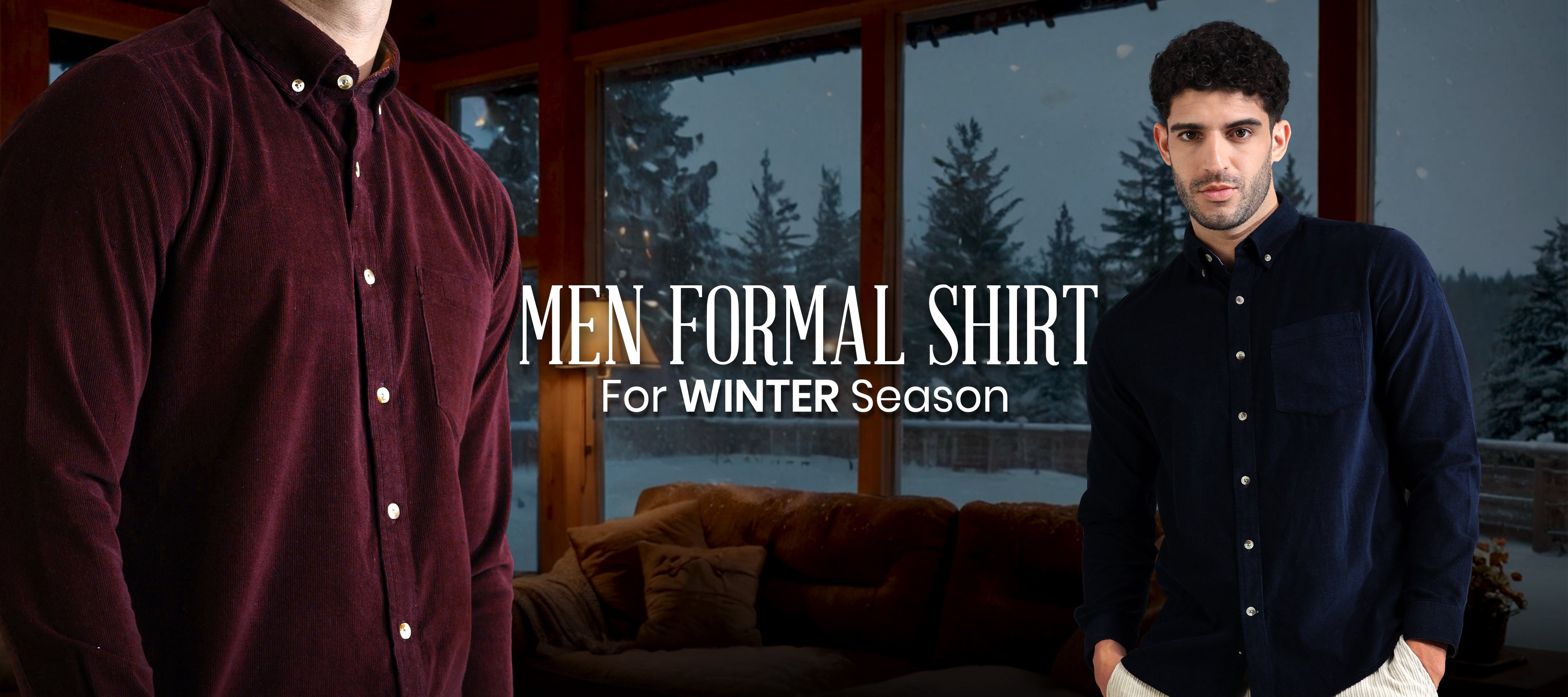 Formal shirts for men in winter