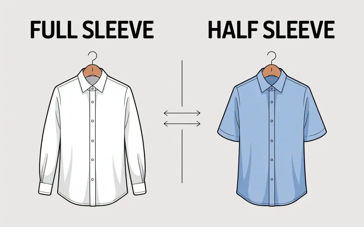 Full Sleeve vs Half Sleeve Shirts