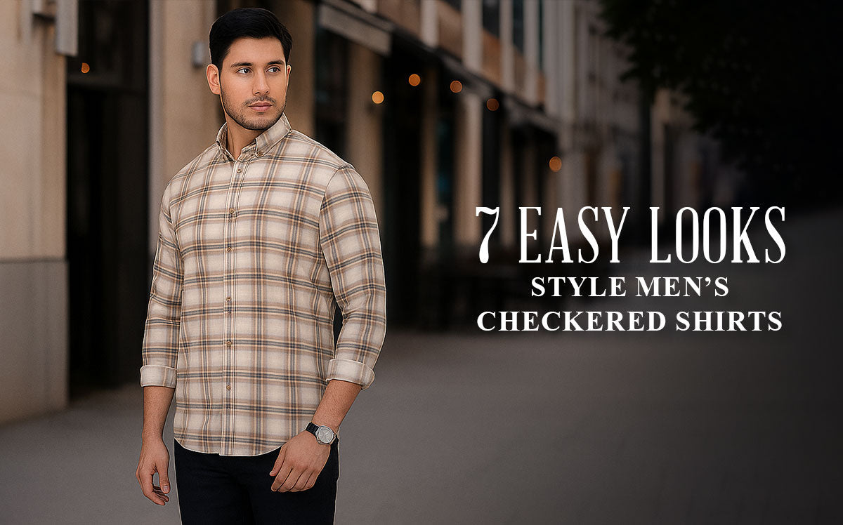 how to style checkered shirt