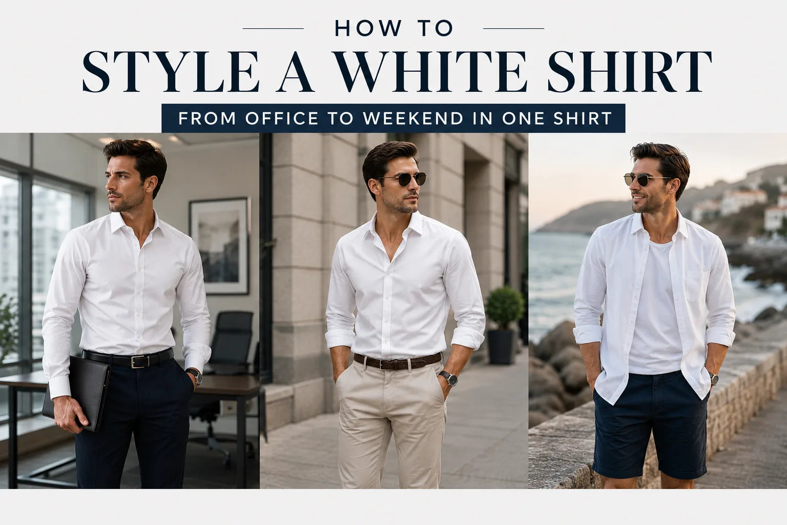 how to style a white shirt