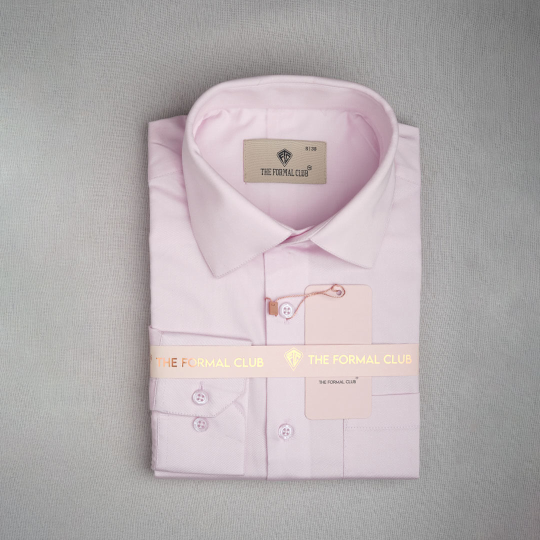 Cambridge Giza Cotton Shirt In Powder Pink