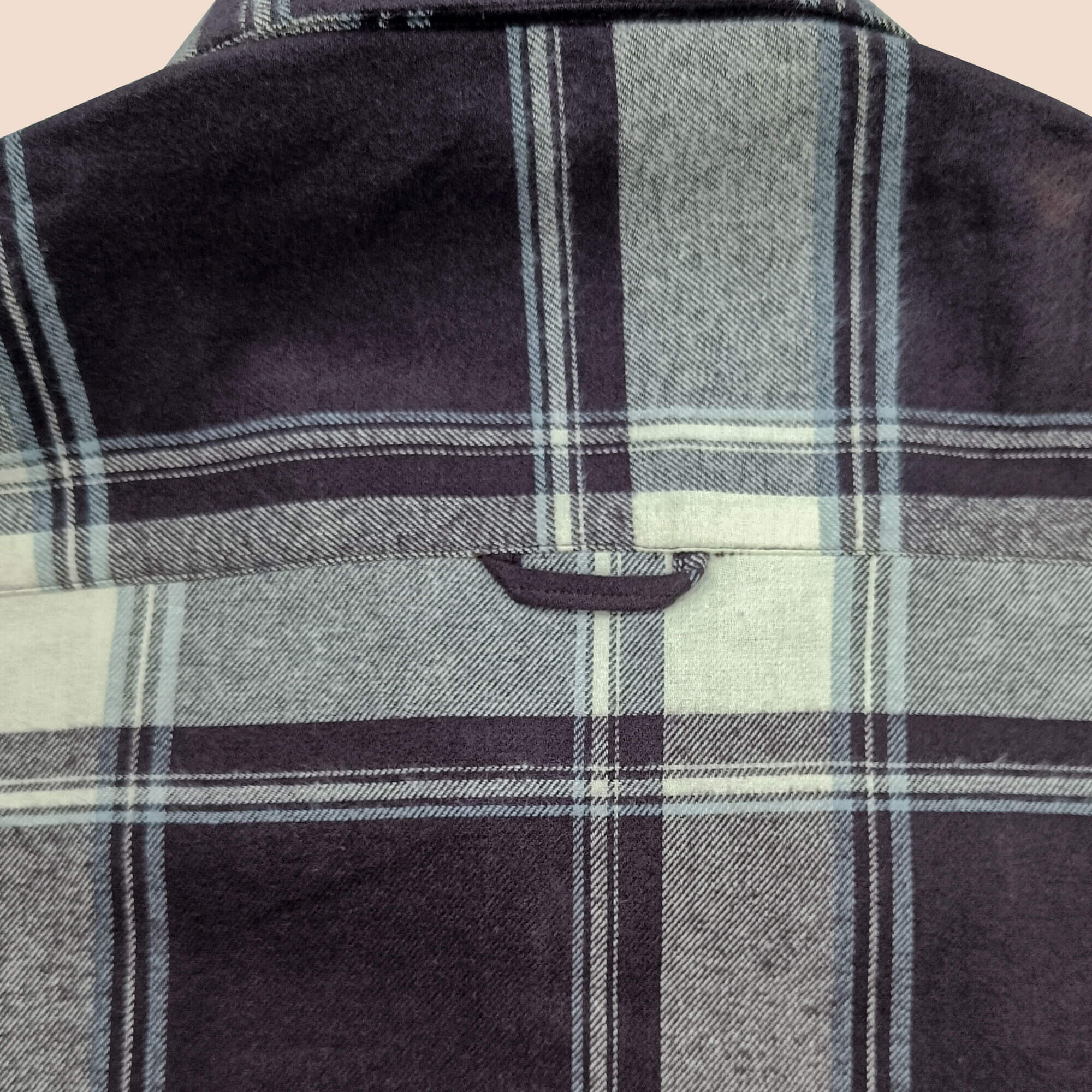 LUMBER FLANNEL CHECK SHIRT IN MOCHA