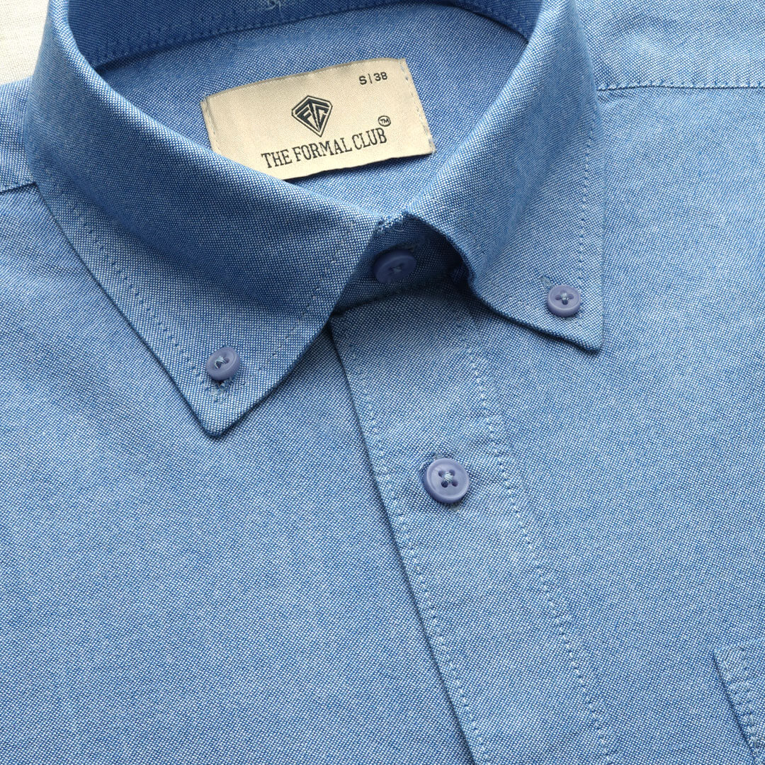 Regal Oxford Solid shirt in Ice Blue