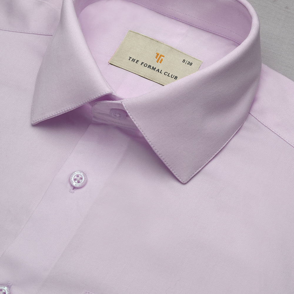 French Cuff Giza Cotton Shirt In Dusty Rose