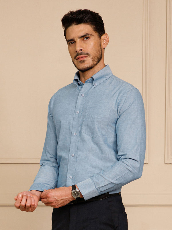 Regal Oxford Shirt in Ice Blue