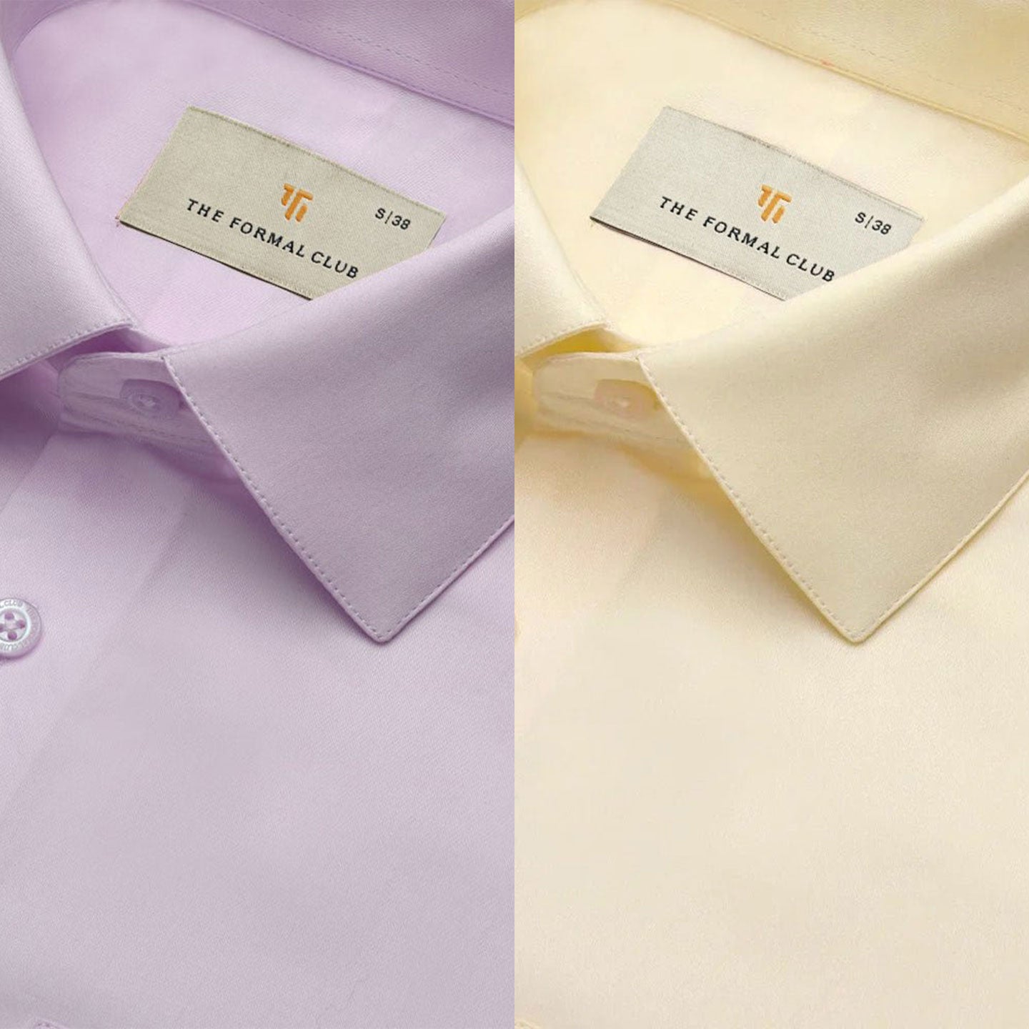 The Best-Sellers of French Cuff- 2 Shirt Pack - Dusty Rose & Lemon Frost