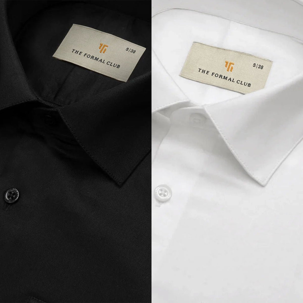 The Best-Sellers of French Cuff- 2 Shirt Pack - Raven & Snow