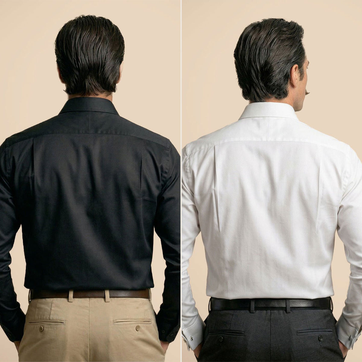 The Best-Sellers of French Cuff- 2 Shirt Pack - Raven & Snow