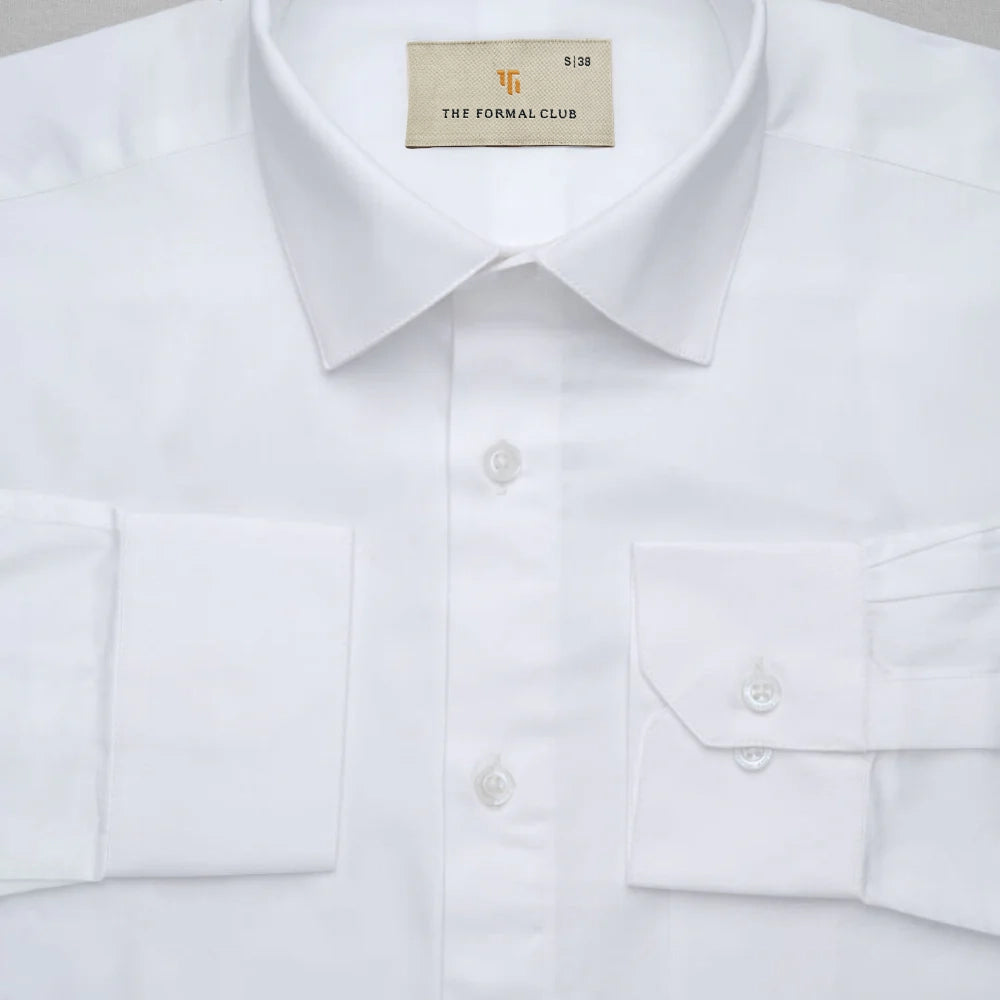Whisper Easy To Iron Shirt In Cloud White
