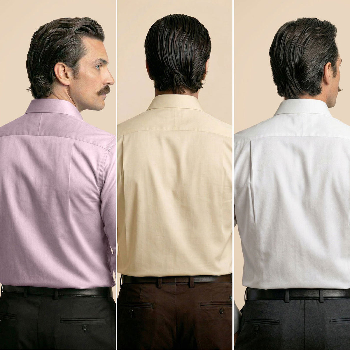 The Best-Sellers of French Cuff- 3 Shirt Pack - Dusty Rose, Lemon Frost & Snow