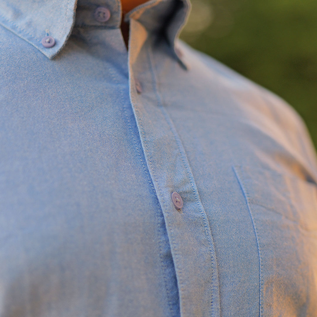 Regal Oxford Solid shirt in Ice Blue