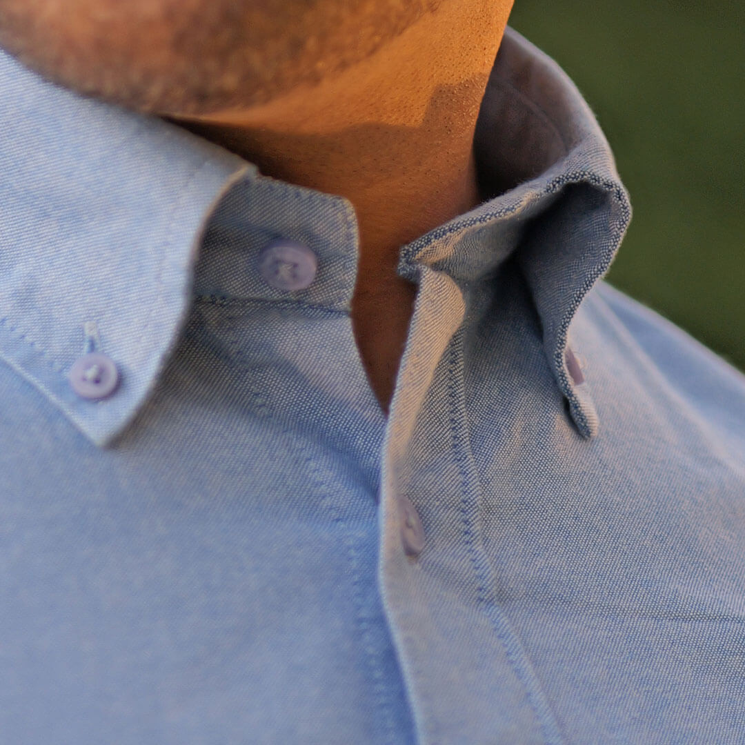 Regal Oxford Solid shirt in Ice Blue