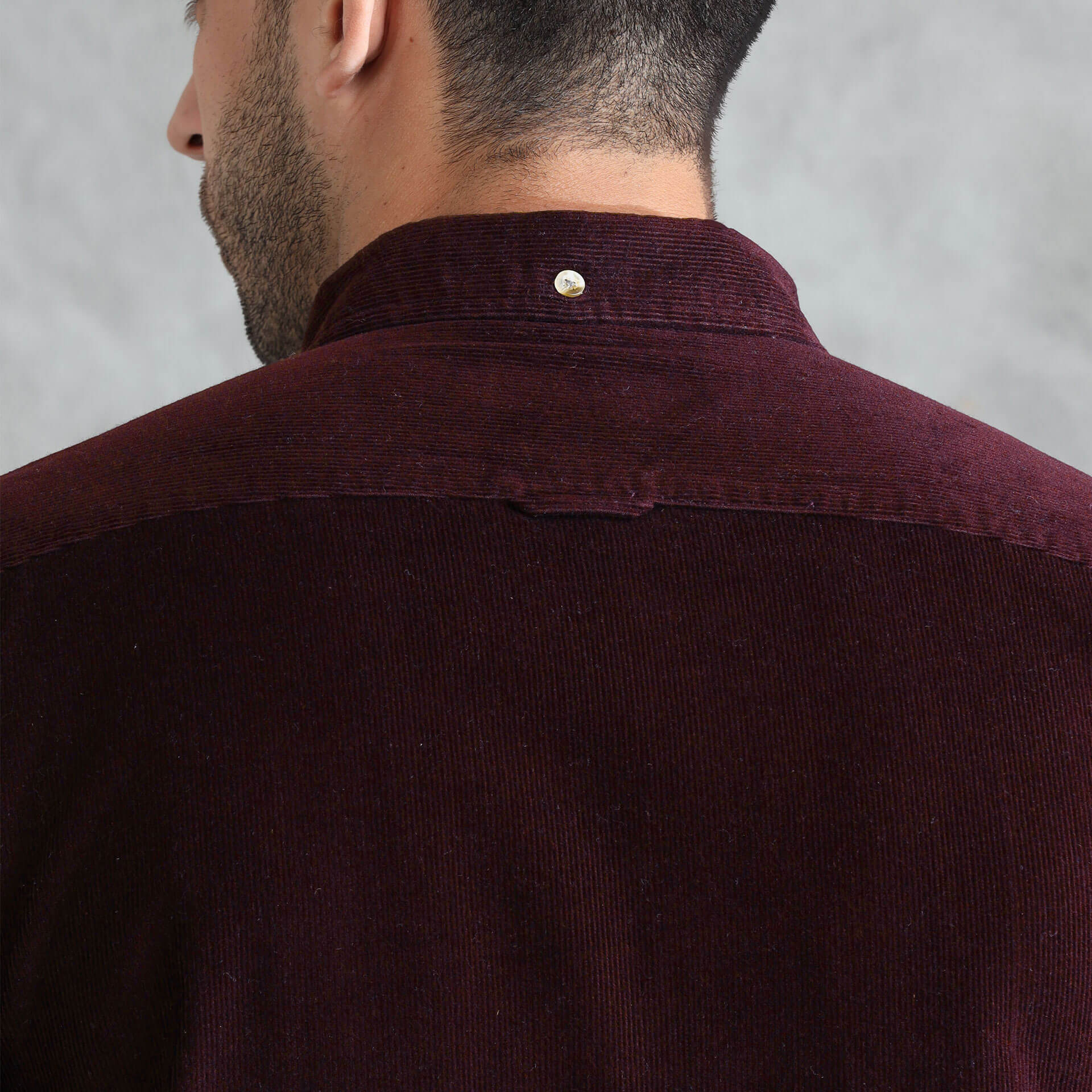 Cruise Corduroy Shirt In Wineberry