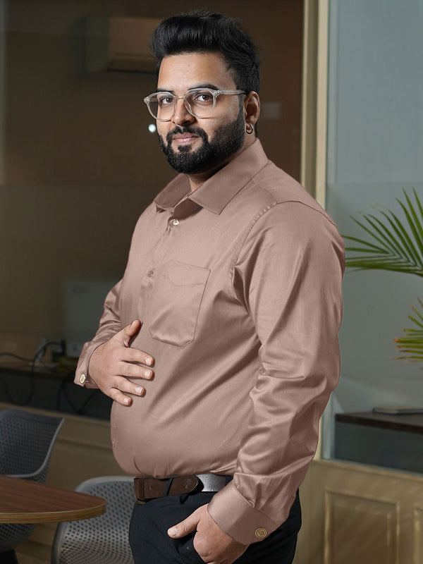 Flexi Stretch Plus Shirt in Latte