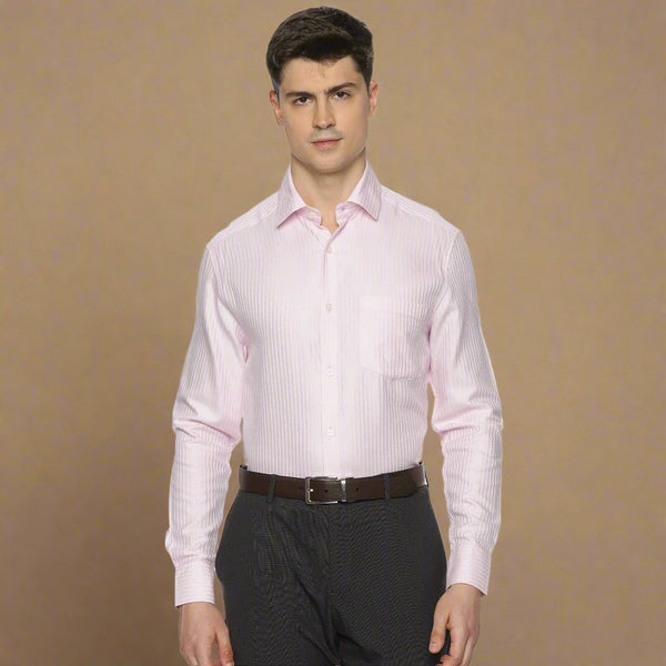 Enigma Self Stripes Shirt In Pink