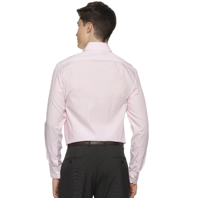 Prestige Pink Stripe Shirt On White