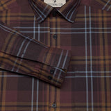 Regal Check Shirt In Dark Brown