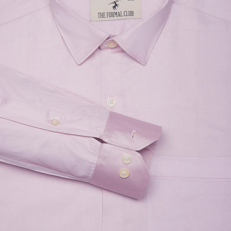 Swiss Finish Giza Cotton Shirt In Mauve