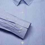 Prestige Stripe Shirt In Sky Blue