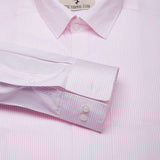 Prestige Pink Stripe Shirt On White