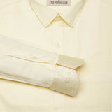 Swiss Finish Giza Cotton Shirt In Light Lemon
