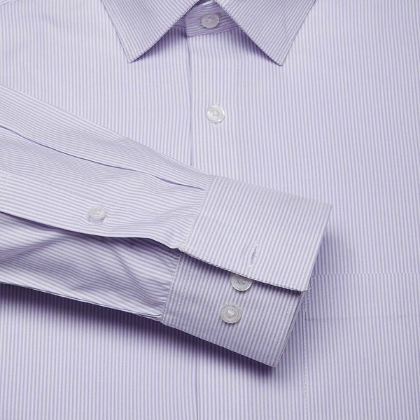 Prestige Stripe Shirt In Mouve