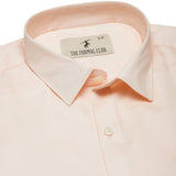 Swiss Finish Giza Cotton Shirt In Light Peach