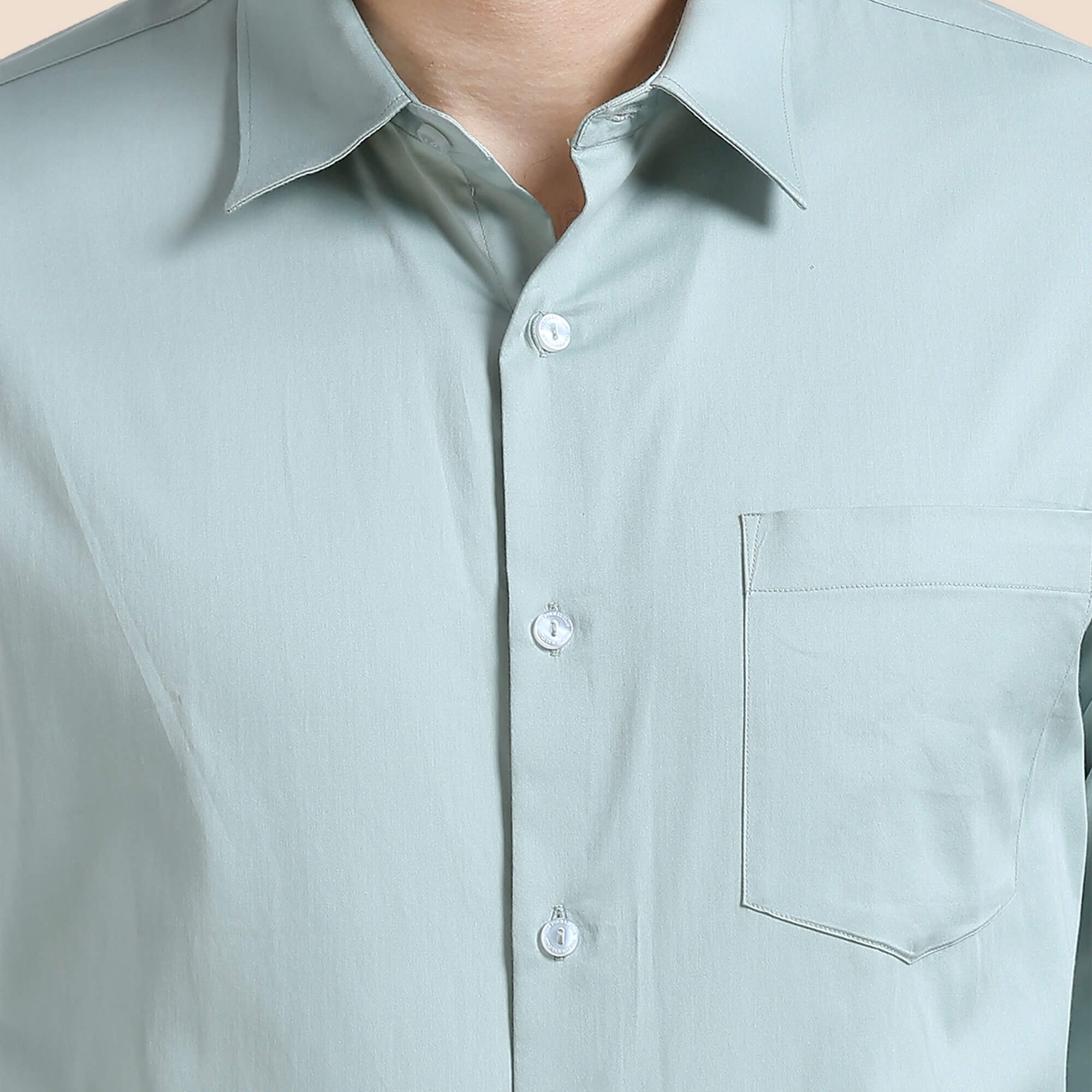 Cambridge Giza Cotton Shirt In Watercress