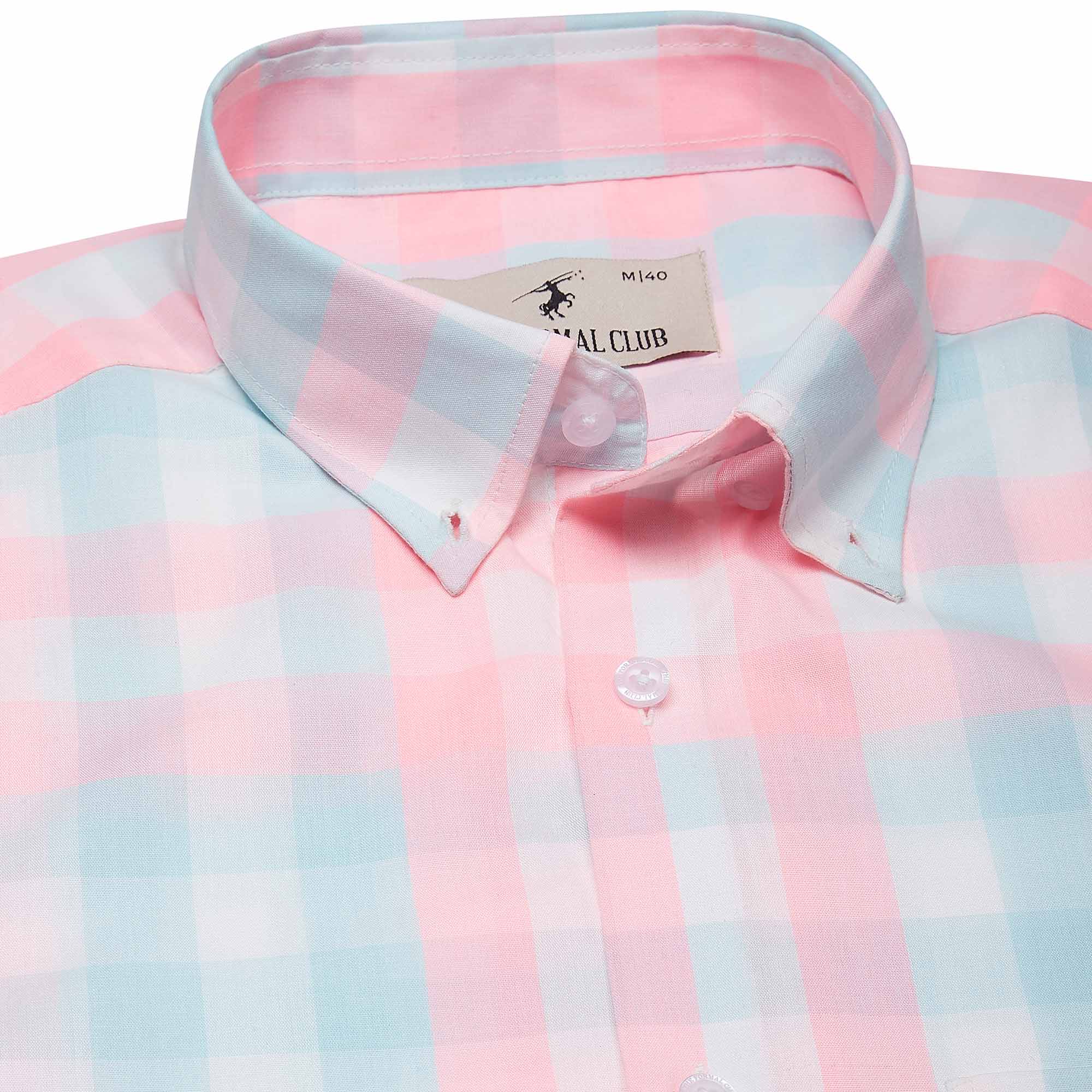 Maverick Check Shirt In White & Neon