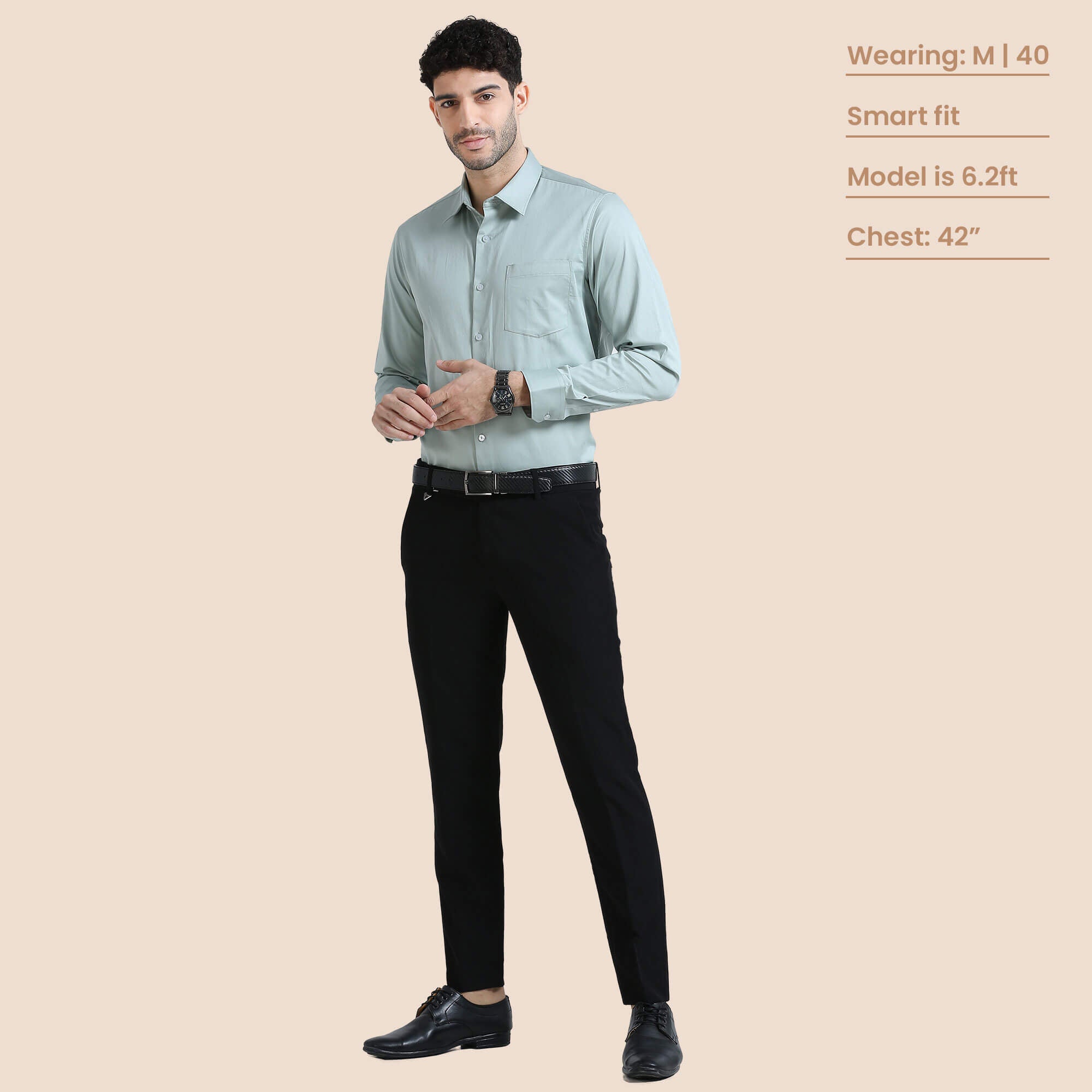 Cambridge Giza Cotton Shirt In Watercress