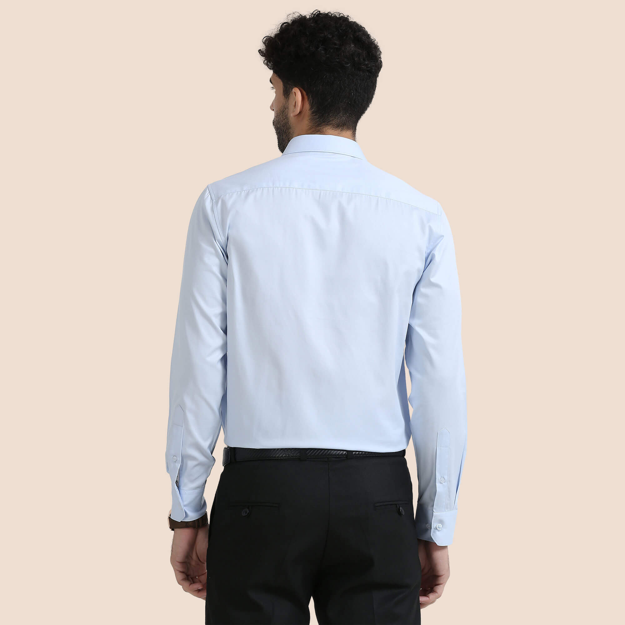 Willow Bamboo Shirt In Powder Blue