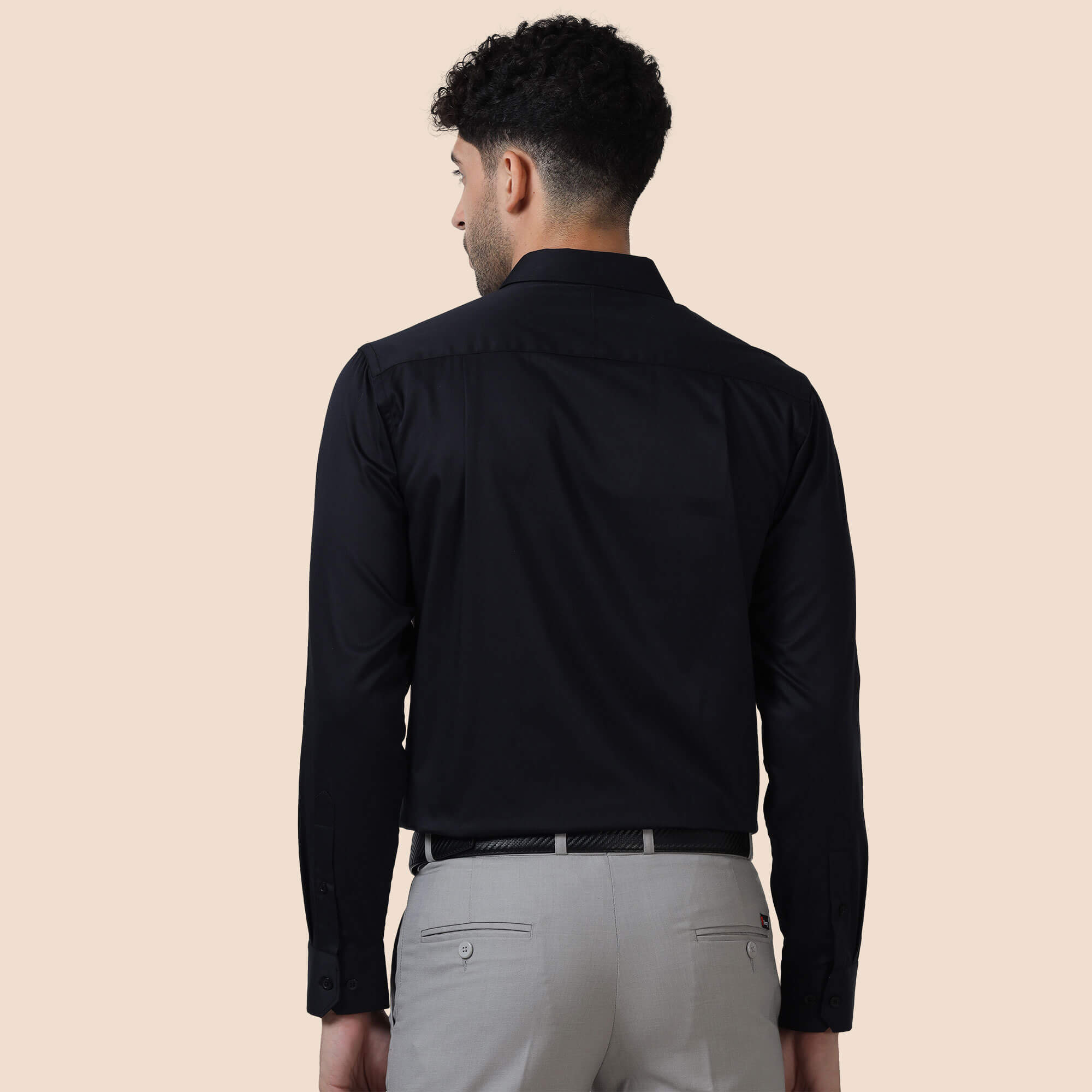 Alfred Black With Signature Concealed Placket