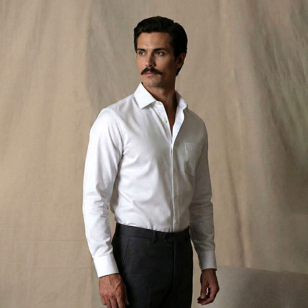 Whisper Wrinkle Free shirt In Cloud White