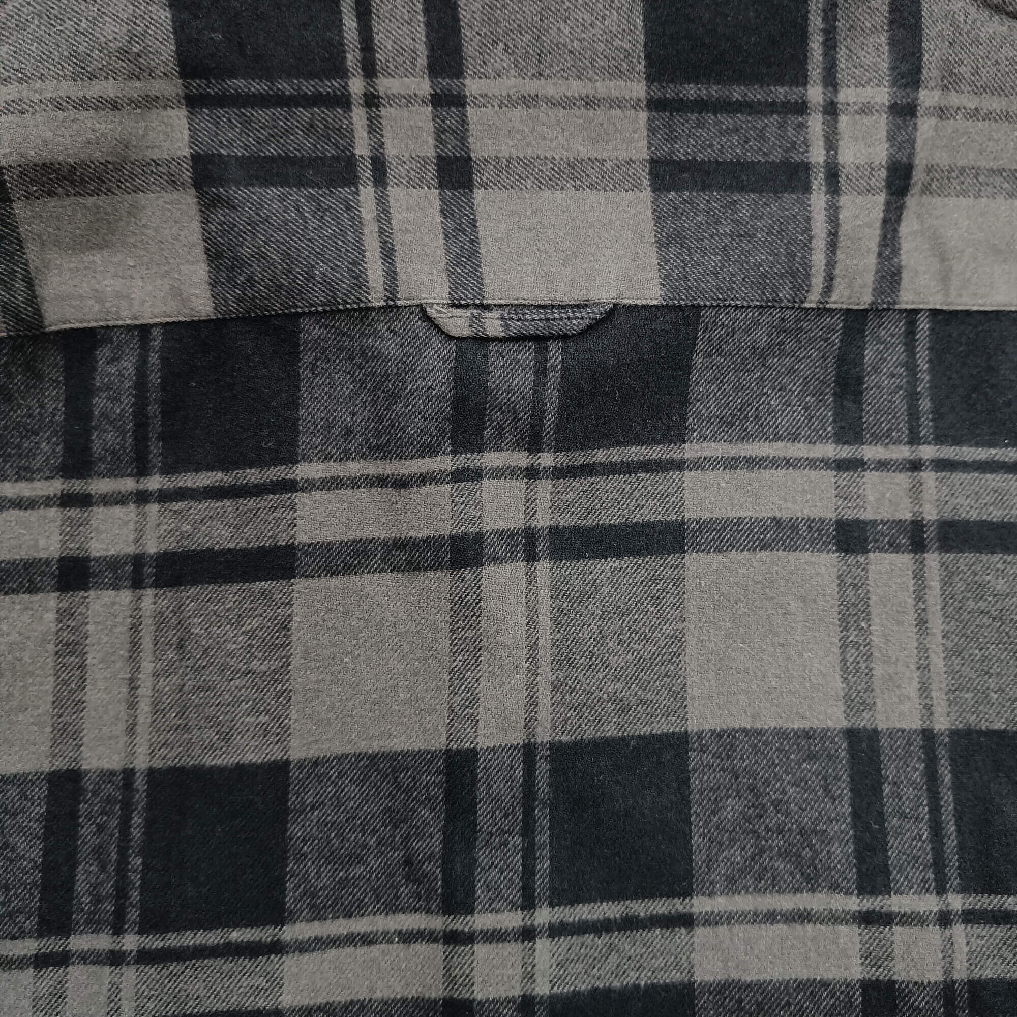 LUMBER FLANNEL CHECK SHIRT IN ASH GREY