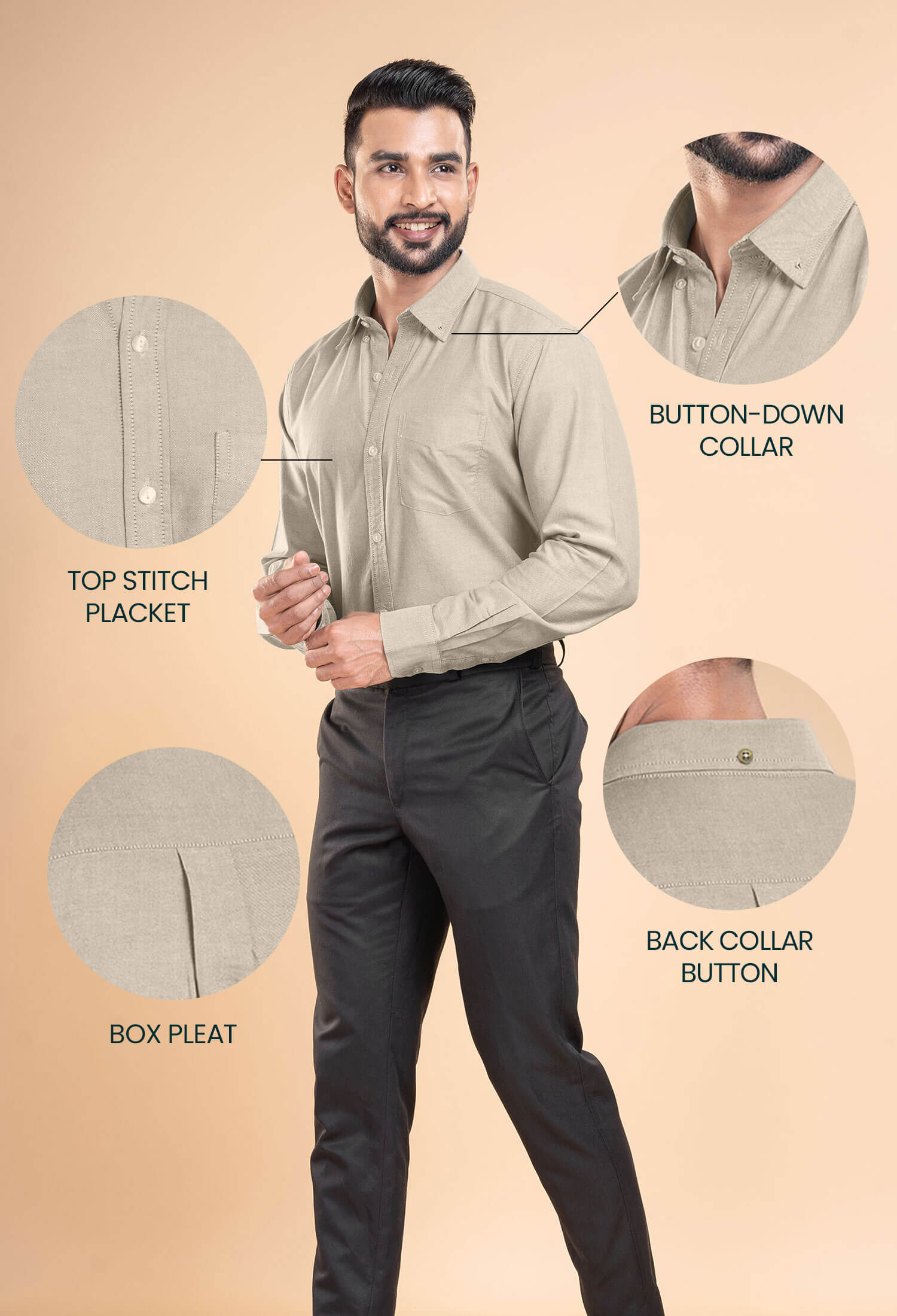 100% PURE COTTON FORMAL SHIRTS FOR MEN