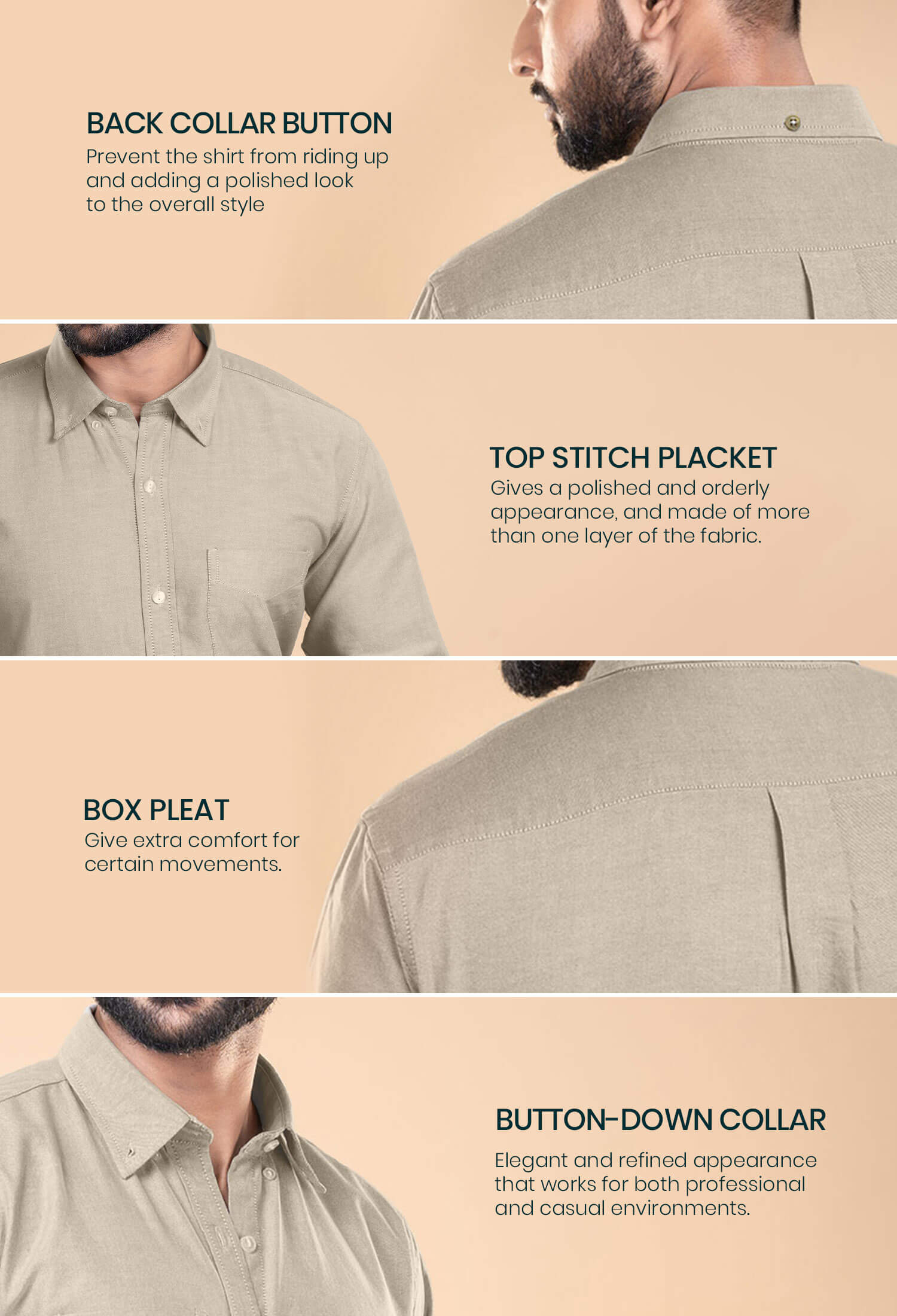100% PURE COTTON FORMAL SHIRTS FOR MEN
