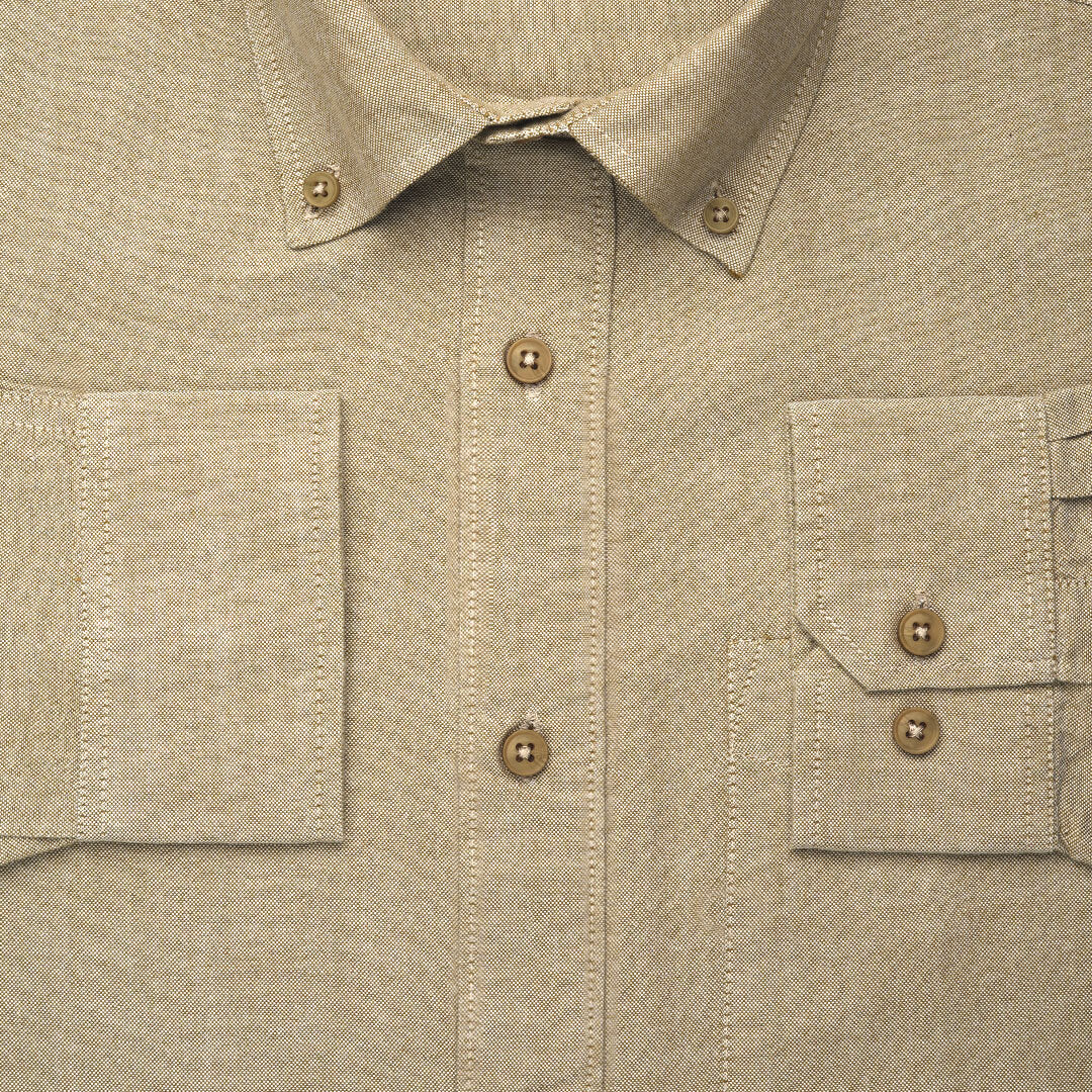 Regal Oxford Solid shirt in Almond