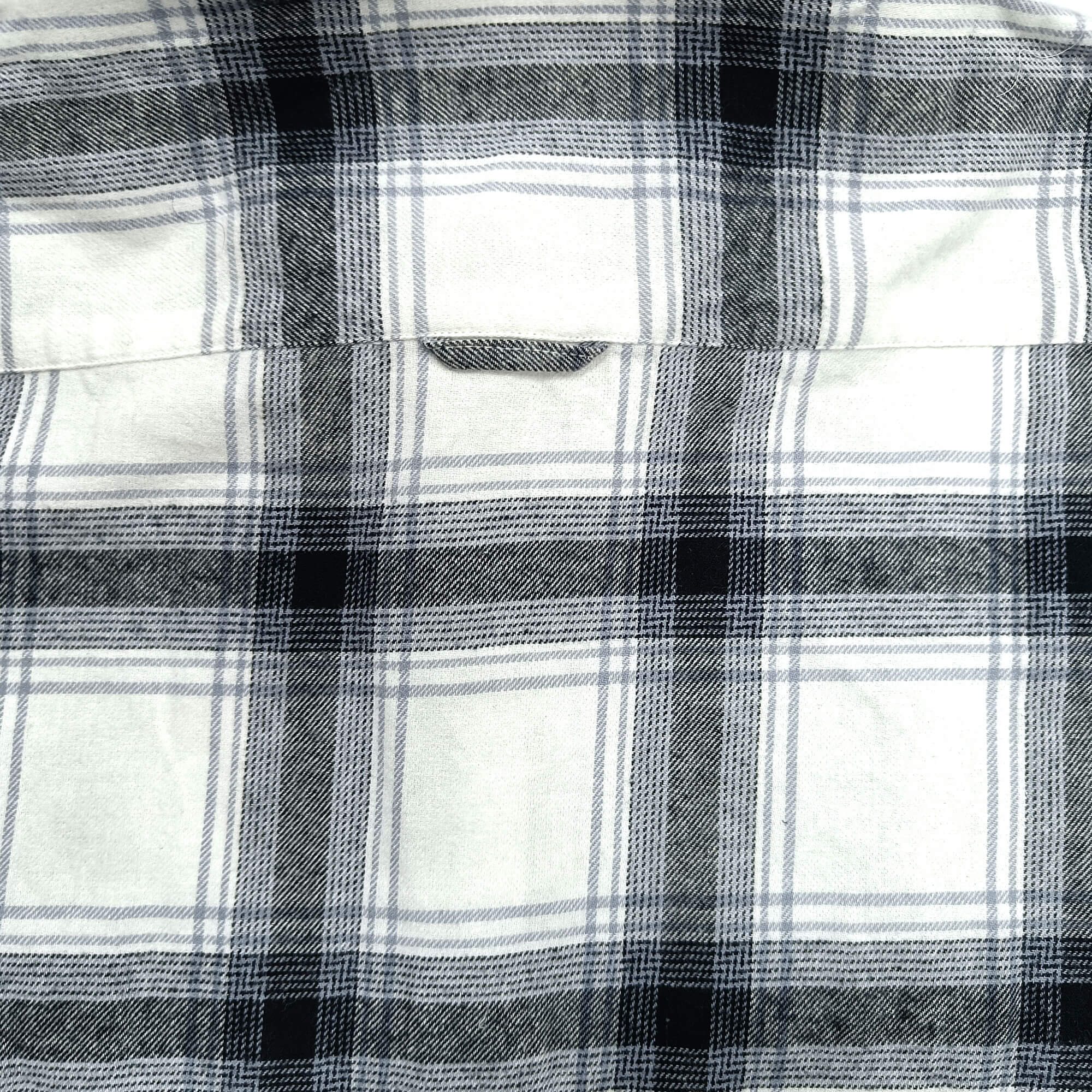 Lumber Flannel Check Shirt In Antique White