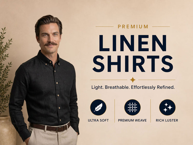 LINEN FORMAL SHIRTS FOR MEN