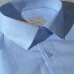 Whisper Easy To Iron Shirt In Ice Blue