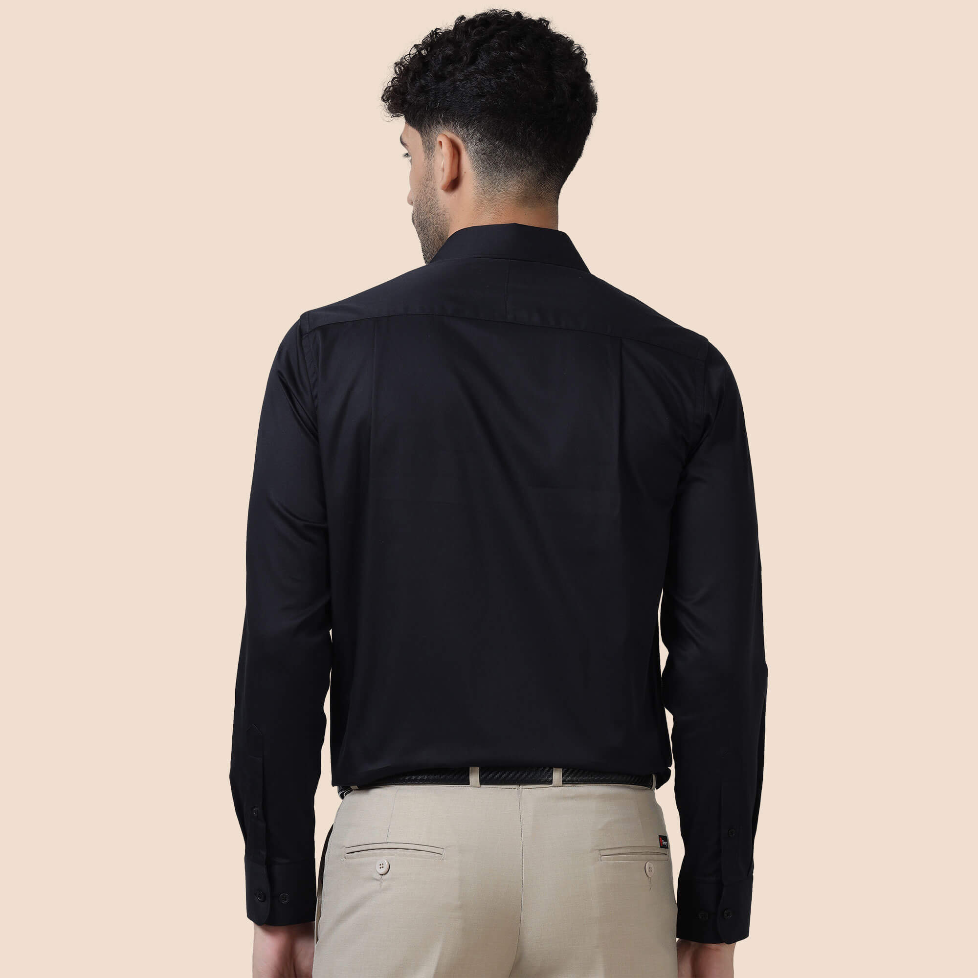 Bennet Black With Concealed Placket