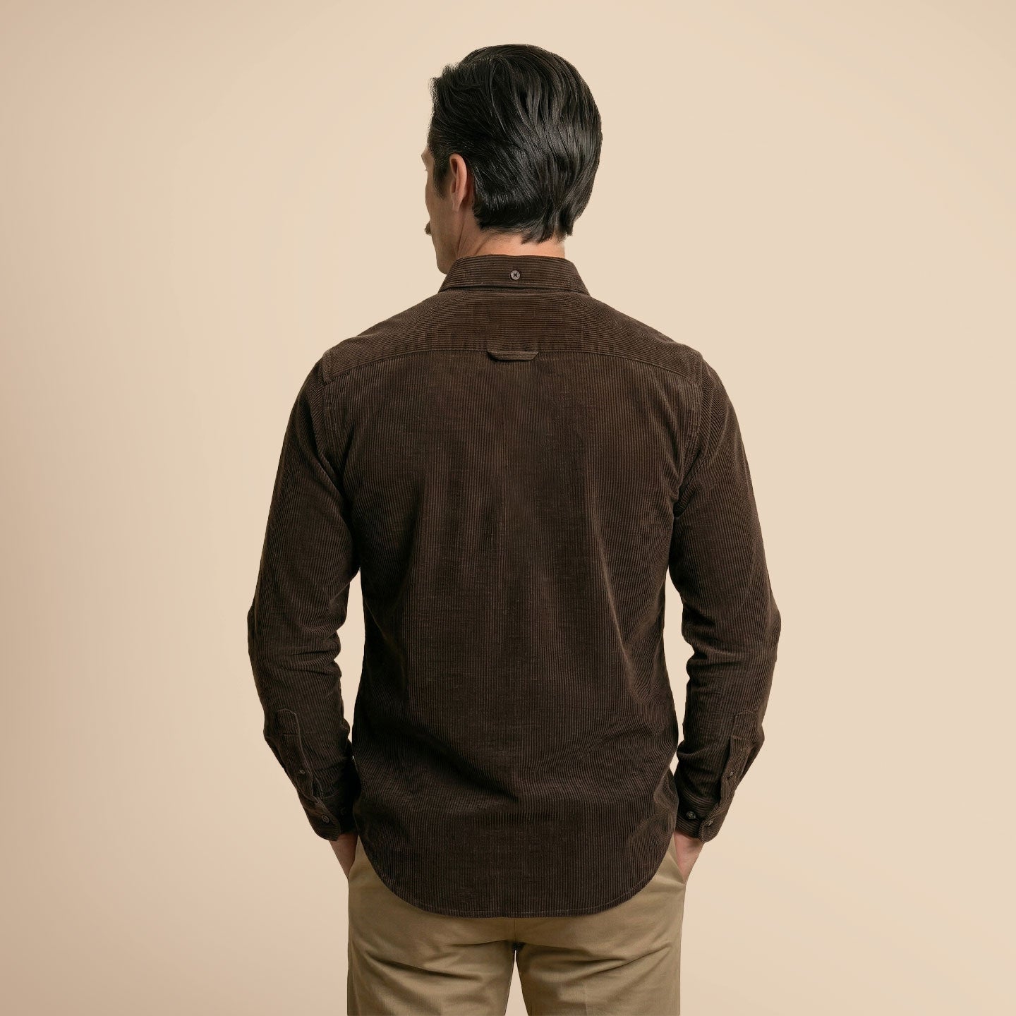 Cruise Corduroy Shirt In Chestnut